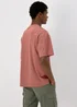 Dutsy Pink Burlwood Oversized T-Shirt - S Image 2