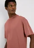 Dutsy Pink Burlwood Oversized T-Shirt - S Image 3