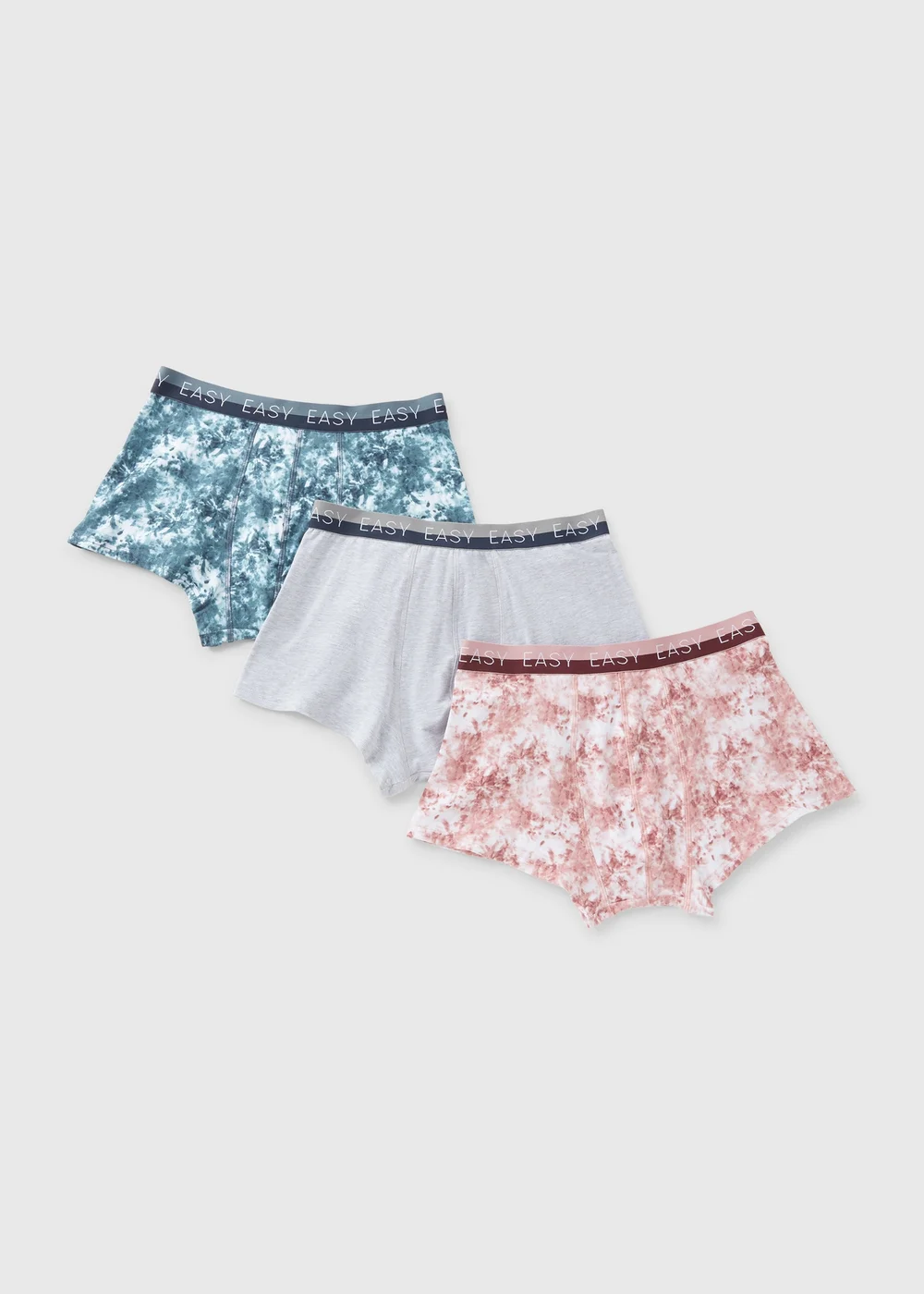 3 Pack Tie Dye Hipster Boxers - S Image 1