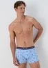 3 Pack Blue Nautical Keyhole Boxers - Small Image 2