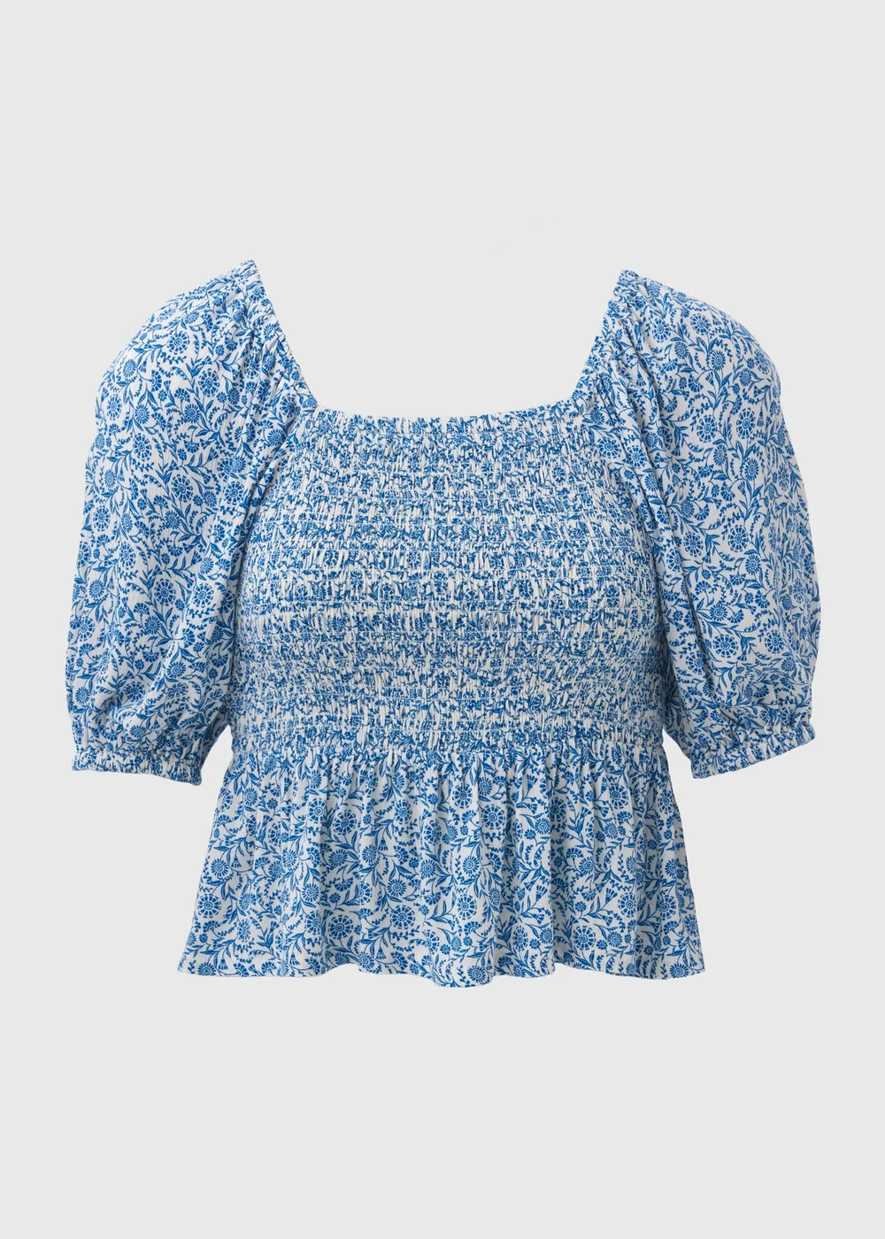 Blue Sheered Co Ord Blouse Top - 8 Image 5