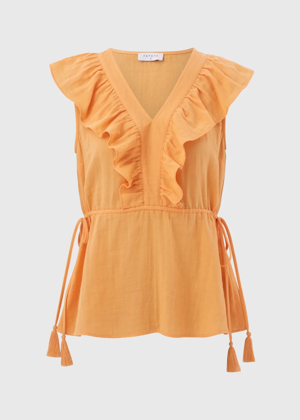 Peach Ruffle Blouse - 8 Image 5