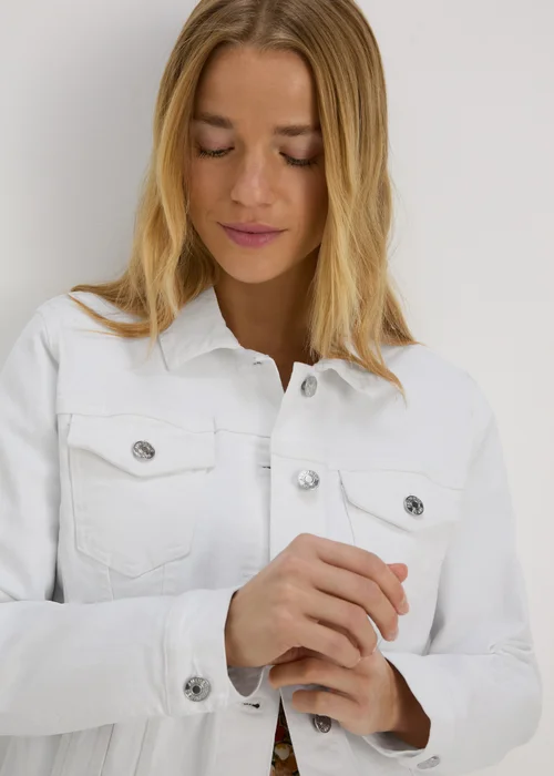 White Denim Jacket - 8 Image 3