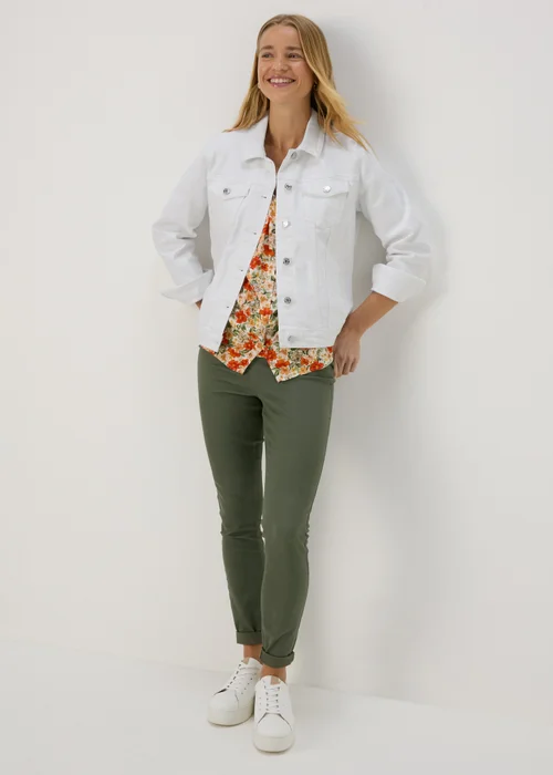White Denim Jacket - 8 Image 4