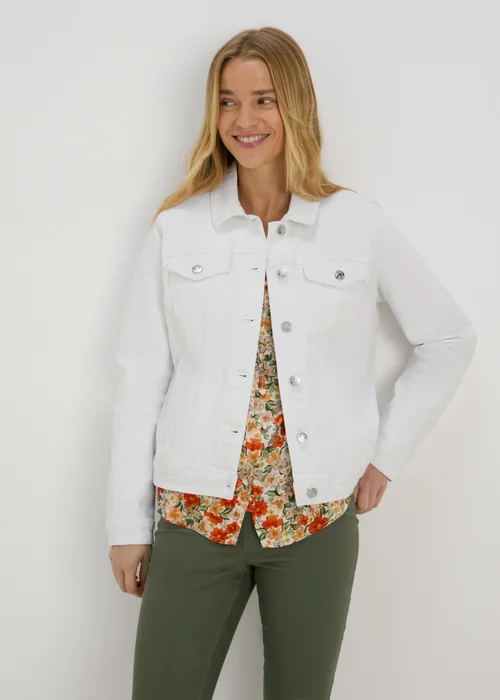 White Denim Jacket - 8 Image 1