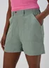 Green Poplin Shorts - 8 Image 3