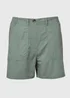 Green Poplin Shorts - 8 Image 5
