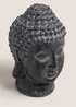 Black Small Buddha Head (21.3cm x 12.8cm x 12cm) Image 2