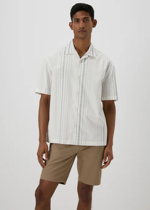 Ecru Stripe Shirt - S Image 3