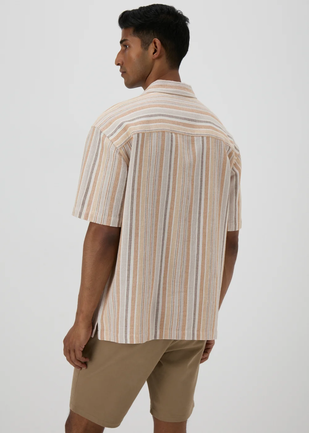 Mustard Stripe Shirt - Small Image 2