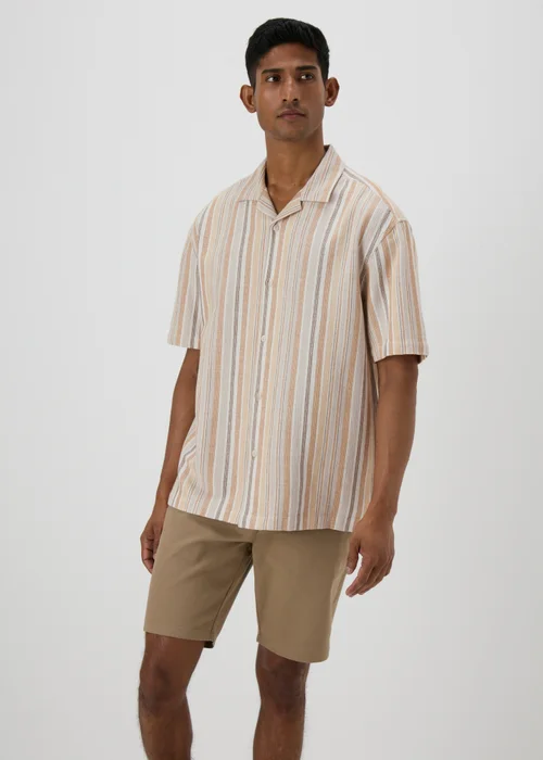Mustard Stripe Shirt - Small Image 4