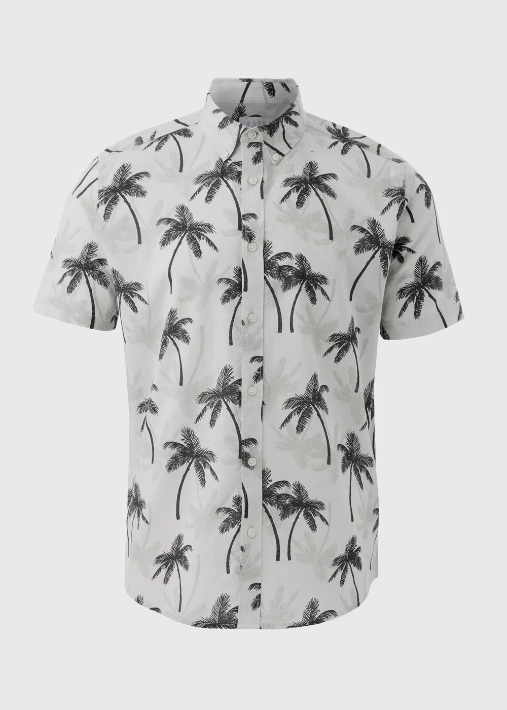 White Palm Print Shirt - Small Image 4