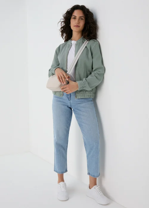 Khaki Bomber Jacket - 8 Image 4