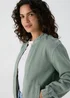 Khaki Bomber Jacket - 8 Image 3
