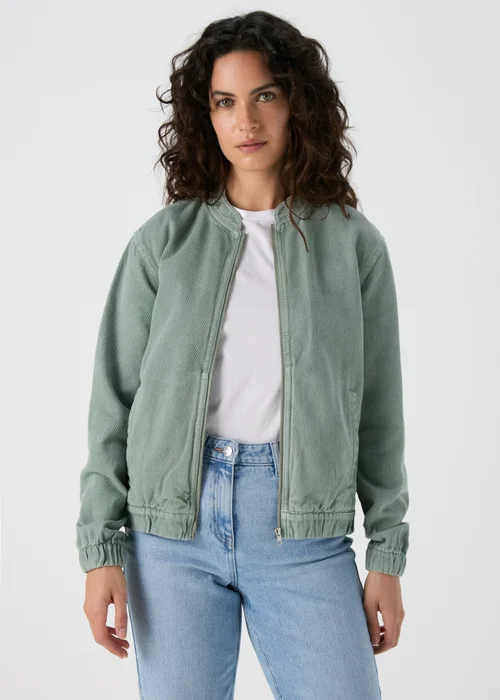 Khaki Bomber Jacket - 8 Image 1