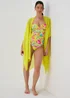 Lime Tassel Kimono - One Size Image 1