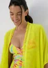 Lime Tassel Kimono - One Size Image 3