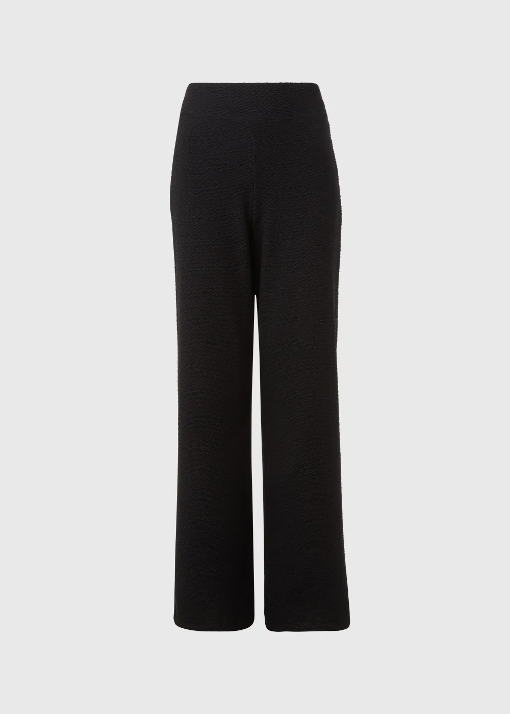 Black Textured Trousers - 8 Image 5