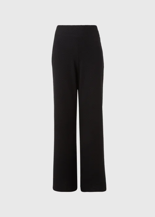 Black Textured Trousers - 8 Image 5