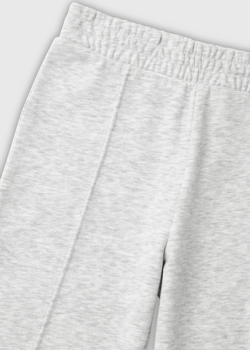 Girls Grey Marl Wide Leg Joggers (7-15yrs) - 8 Yrs Image 2