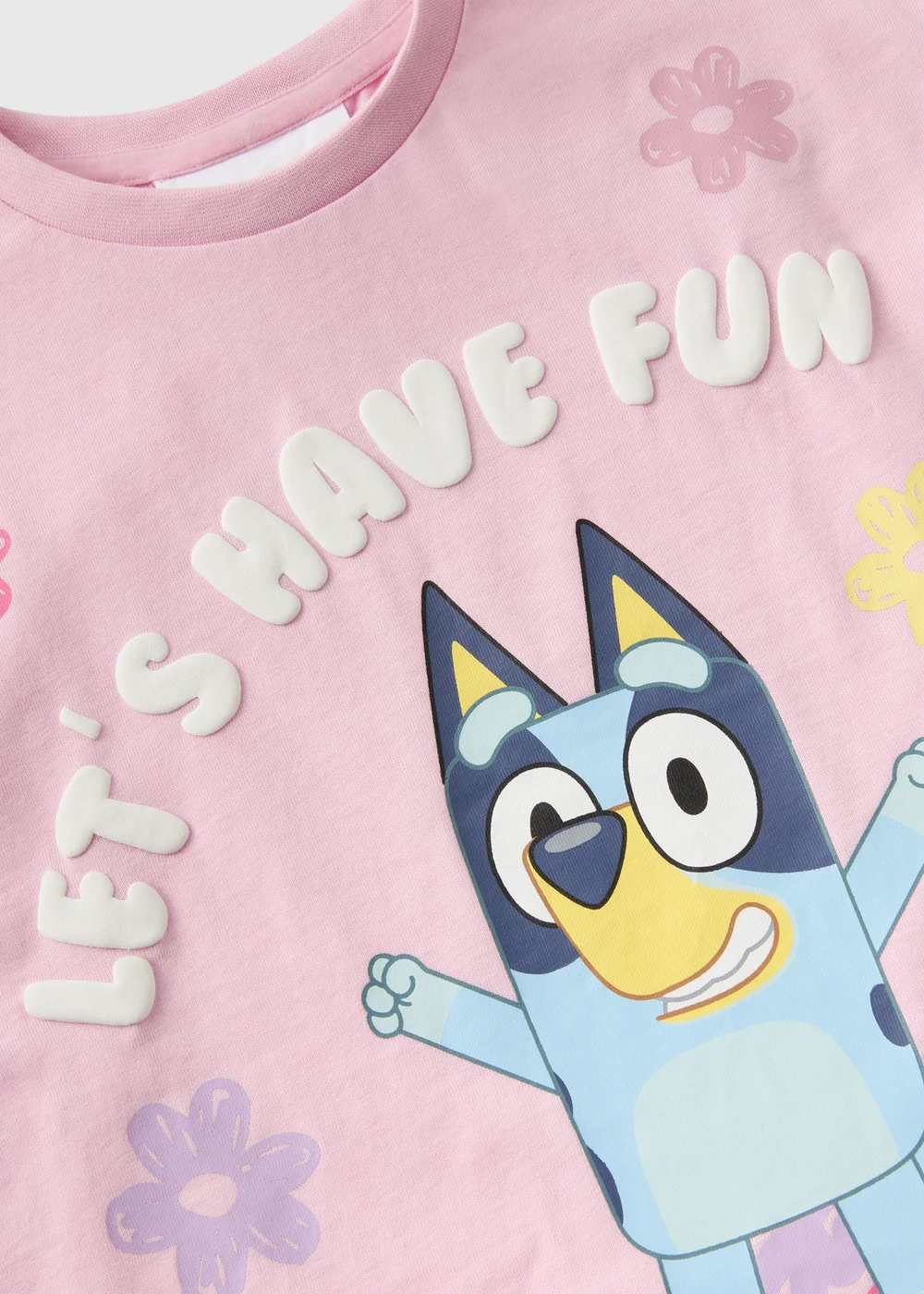 Bluey Girls Pink Rainbow T-Shirt (1-6yrs) - 1 to 1 half years Image 2