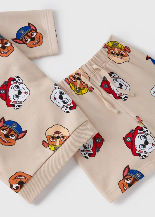 Paw Patrol Boys Oatmeal Top and Short Sets (1-6yrs) - 1-1.5 Yrs Image 2