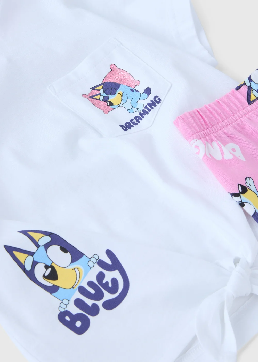Bluey Kids Pink Shortie Pyjama Set (1-6yrs) - 1 half year to 2 Image 2