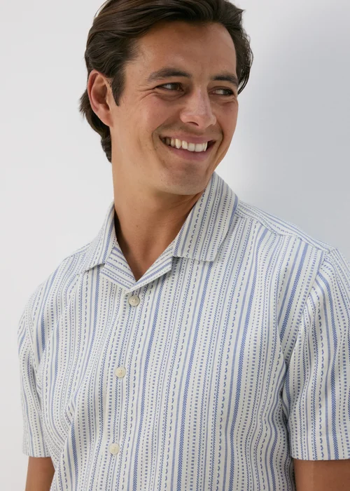 Ecru Stripe Shirt - Small Image 3