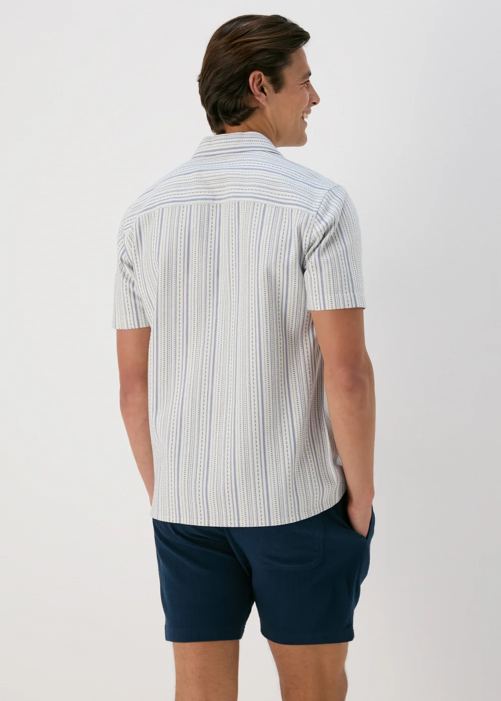 Ecru Stripe Shirt - Small Image 2