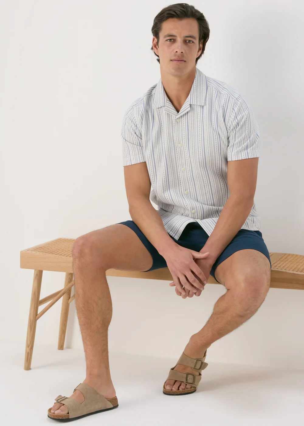 Ecru Stripe Shirt - Small Image 4