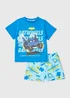 DC Comics Boys Blue Bat Wheels Shortie Set (18mths-8yrs) - Age 18 - 23 Months Image 1