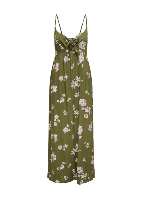 JDY Green Floral Maxi Dress - 8 Image 1