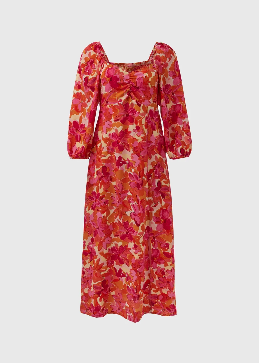 JDY Multicolour Florentine 3/4 Sleeve Dress - 8 Image 5