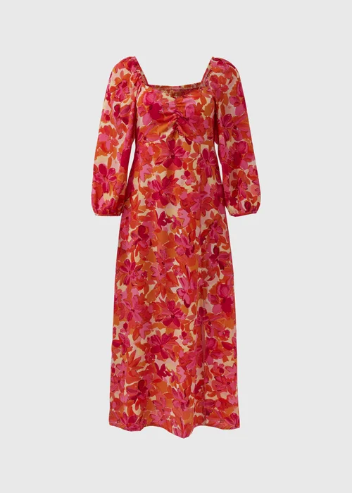 JDY Multicolour Florentine 3/4 Sleeve Dress - 8 Image 5