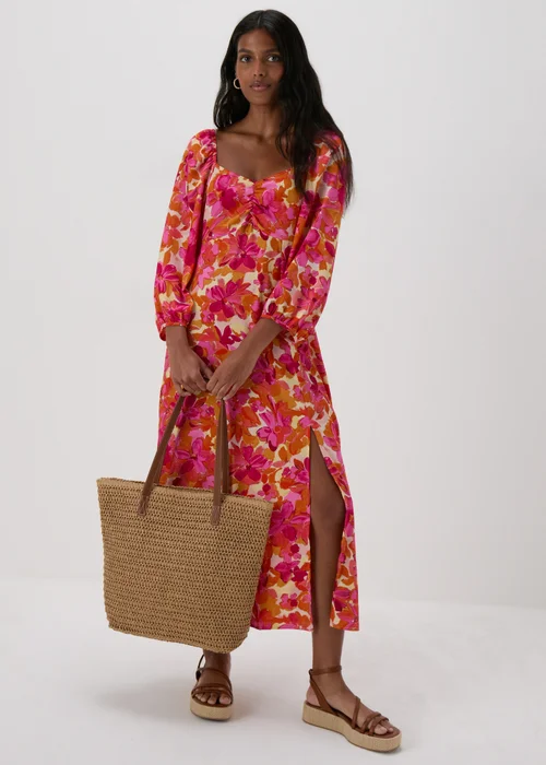 JDY Multicolour Florentine 3/4 Sleeve Dress - 8 Image 1