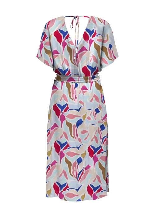 JDY Cream Print Smock Dress - 16 Image 6