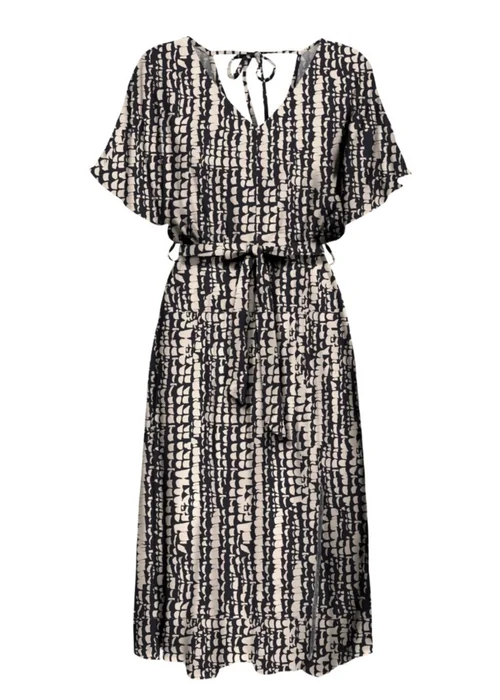 JDY Black & White Star Life String Midi Dress - 12 Image 4