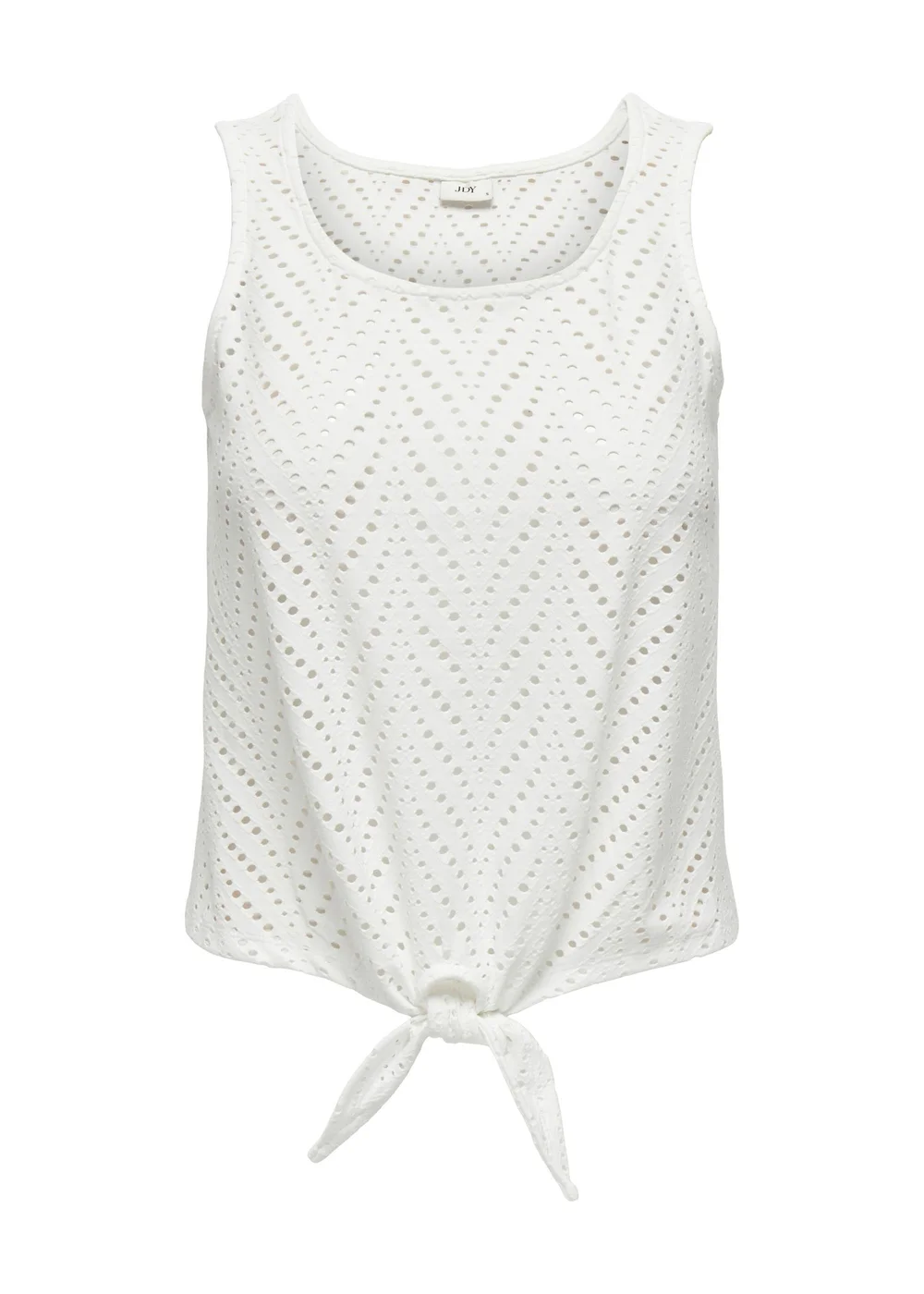 JDY White Carla Cathinka Knot Top - 8 Image 6
