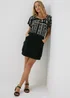 Black & White Printed Gypsy Top - 8 Image 4