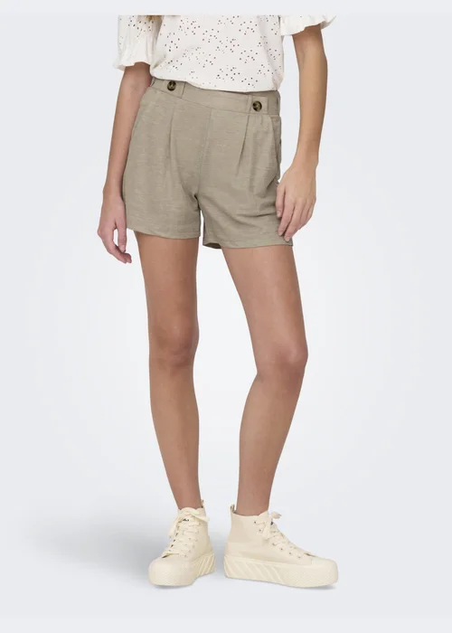JDY Beige Geggo Shorts - 8 Image 3