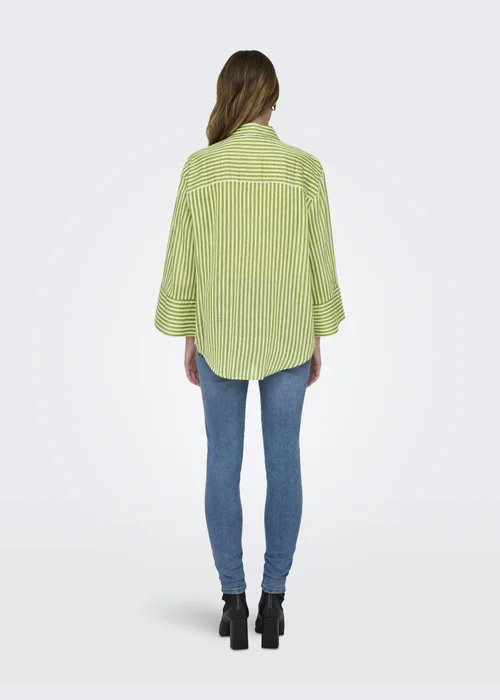 JDY Green Martina Stripped Shirt - 12 Image 2