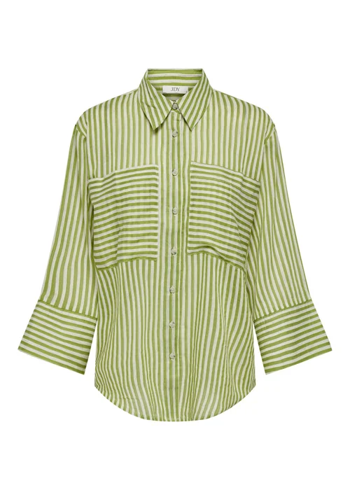 JDY Green Martina Stripped Shirt - 12 Image 5