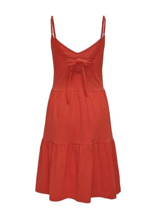 JDY Red Tie Swing Dress - 8 Image 7