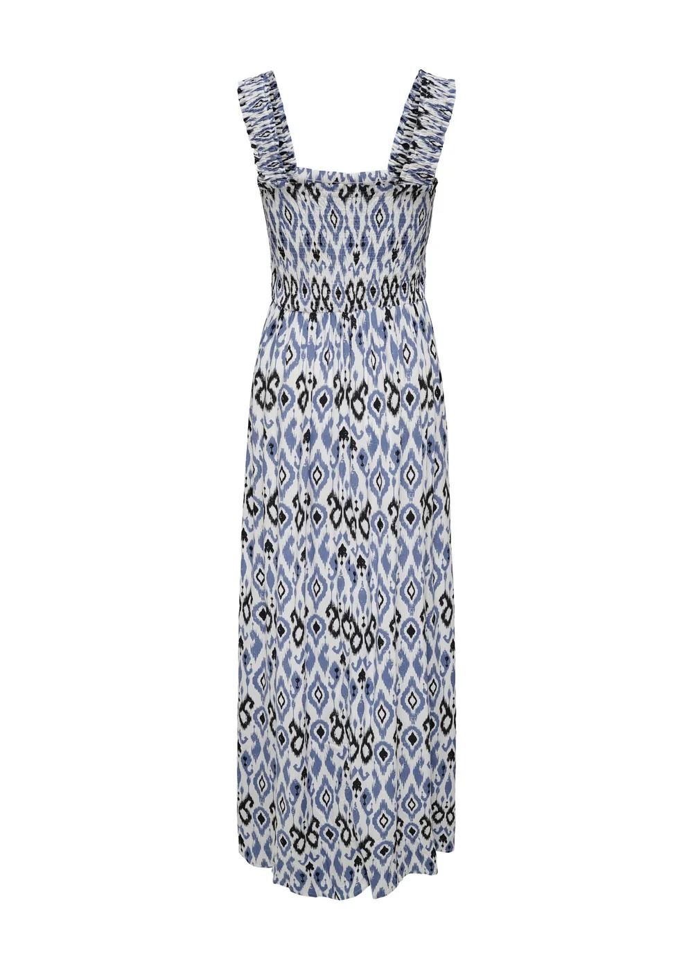 JDY Blue Print Smock Maxi Dress - 12 Image 7