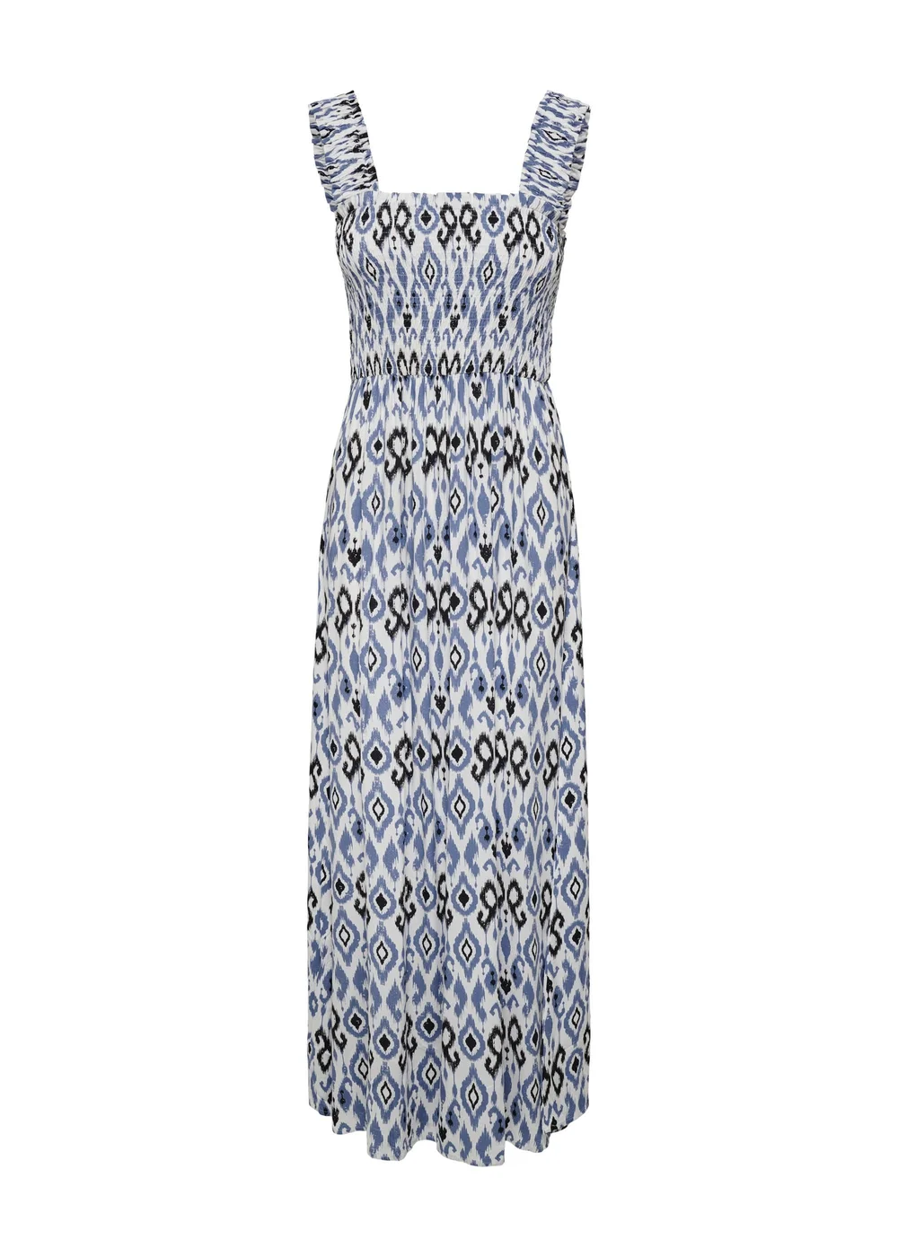 JDY Blue Print Smock Maxi Dress - 12 Image 6