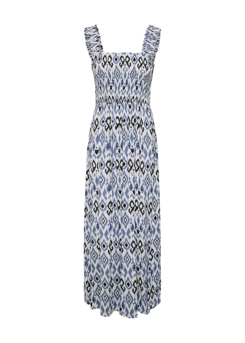 JDY Blue Print Smock Maxi Dress - 12 Image 6