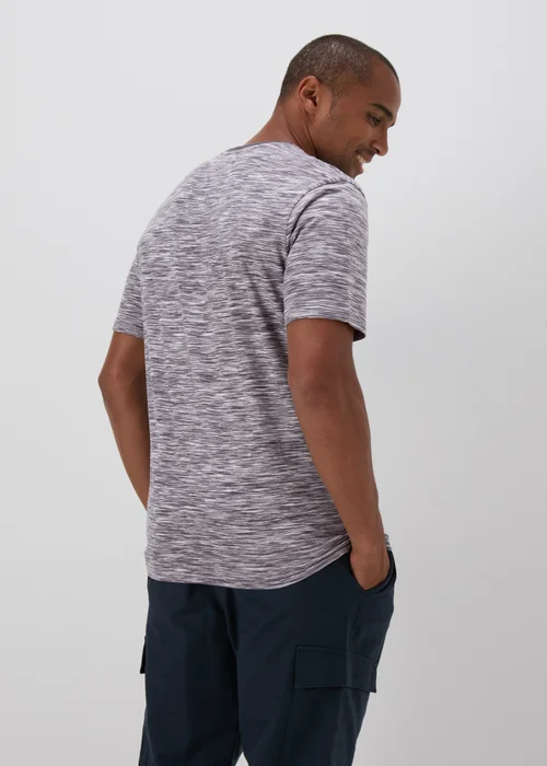 Grey Space Dye T-Shirt - S Image 2
