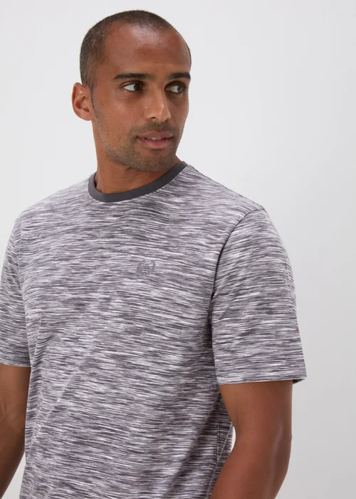 Grey Space Dye T-Shirt - S Image 1