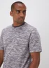 Grey Space Dye T-Shirt - S Image 1