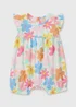 Baby Multicolour Floral Printed Romper (Newborn-18mths) - 0-3 months Image 1